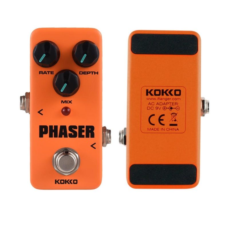 Musical Effects |   FPH2 PHASER Electric Guitar Effect Pedal Portable Guitar Effector Phase Mini Single Electric Guitar Effect Pedal – PHASER Orange Musical Effects Musical Effects