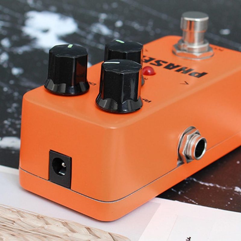 Musical Effects |   FPH2 PHASER Electric Guitar Effect Pedal Portable Guitar Effector Phase Mini Single Electric Guitar Effect Pedal – PHASER Orange Musical Effects Musical Effects