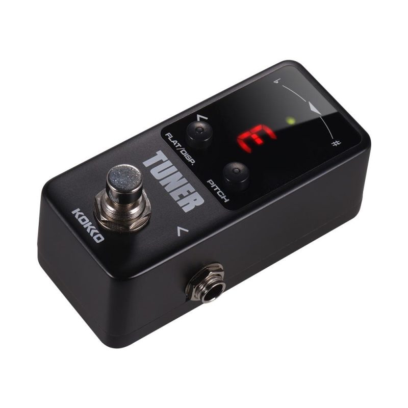 Musical Effects |   FTN2 MINI Chromatic Guitar Tuner Pedal with LED Display Black Musical Effects Black