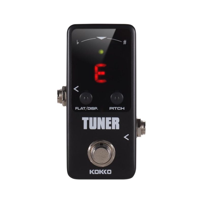 Musical Effects |   FTN2 MINI Chromatic Guitar Tuner Pedal with LED Display Black Musical Effects Black