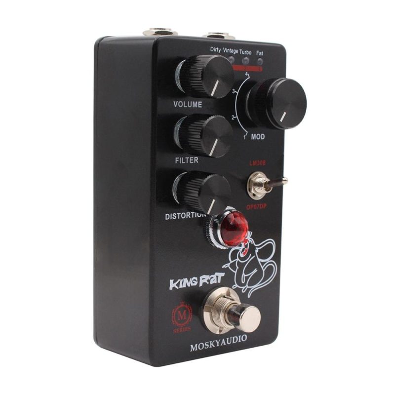 Musical Effects |   Fuzz Distortion Guitar Effect Pedal – KING RAT Dark Grey Musical Effects Dark Grey