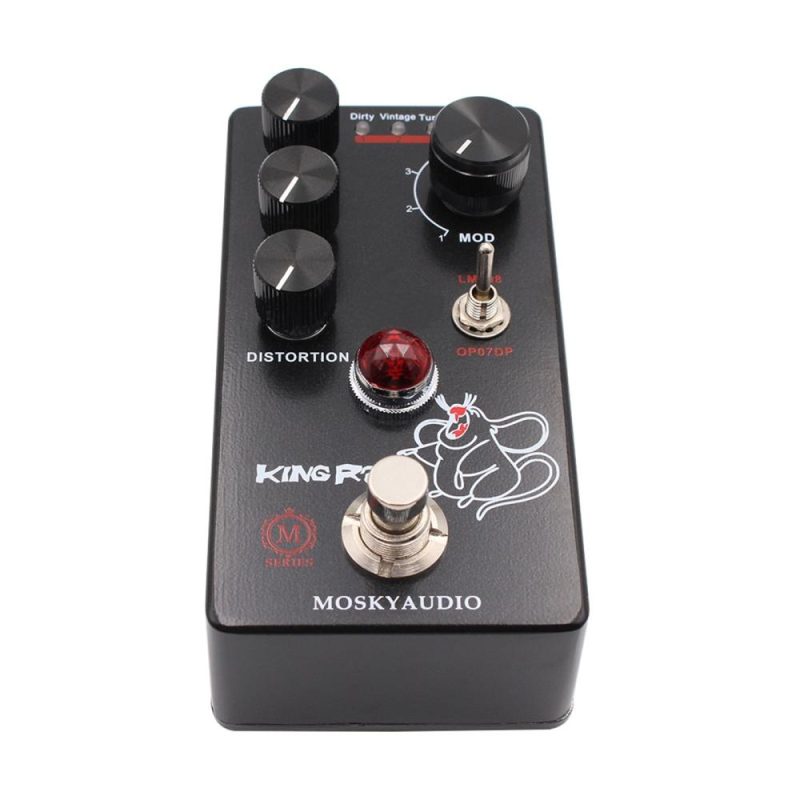 Musical Effects |   Fuzz Distortion Guitar Effect Pedal – KING RAT Dark Grey Musical Effects Dark Grey