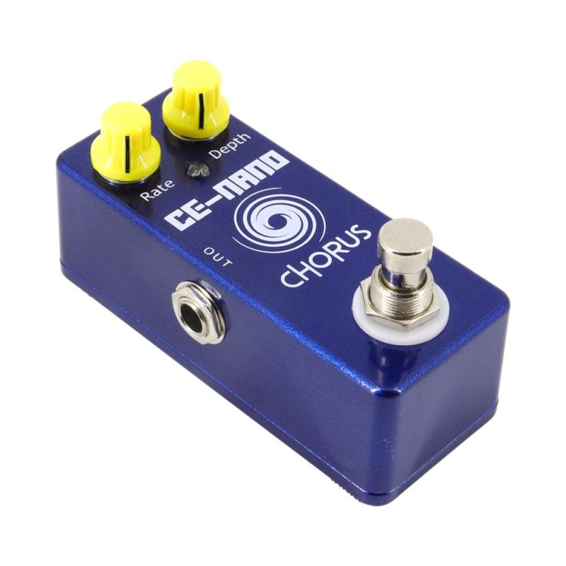 Musical Effects |   Guitar Chorus Pedal Electric Guitar Effects Pedal 2 Knobs Mini Guitar Chorus Effector Blue Musical Effects Blue