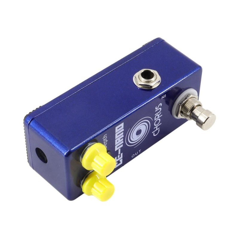 Musical Effects |   Guitar Chorus Pedal Electric Guitar Effects Pedal 2 Knobs Mini Guitar Chorus Effector Blue Musical Effects Blue