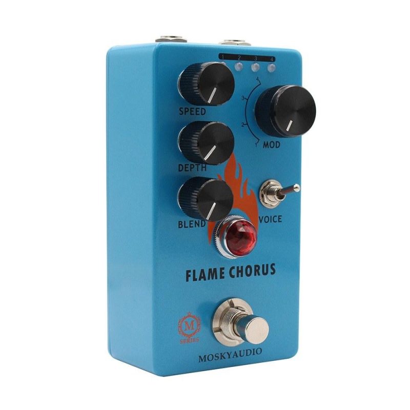 Musical Effects |   Guitar Chorus Pedal Electric Guitar Effects Pedal Mini Guitar Chorus Effector Blue Musical Effects Blue