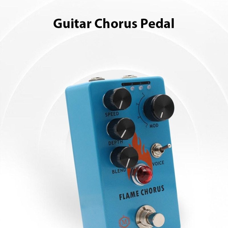 Musical Effects |   Guitar Chorus Pedal Electric Guitar Effects Pedal Mini Guitar Chorus Effector Blue Musical Effects Blue