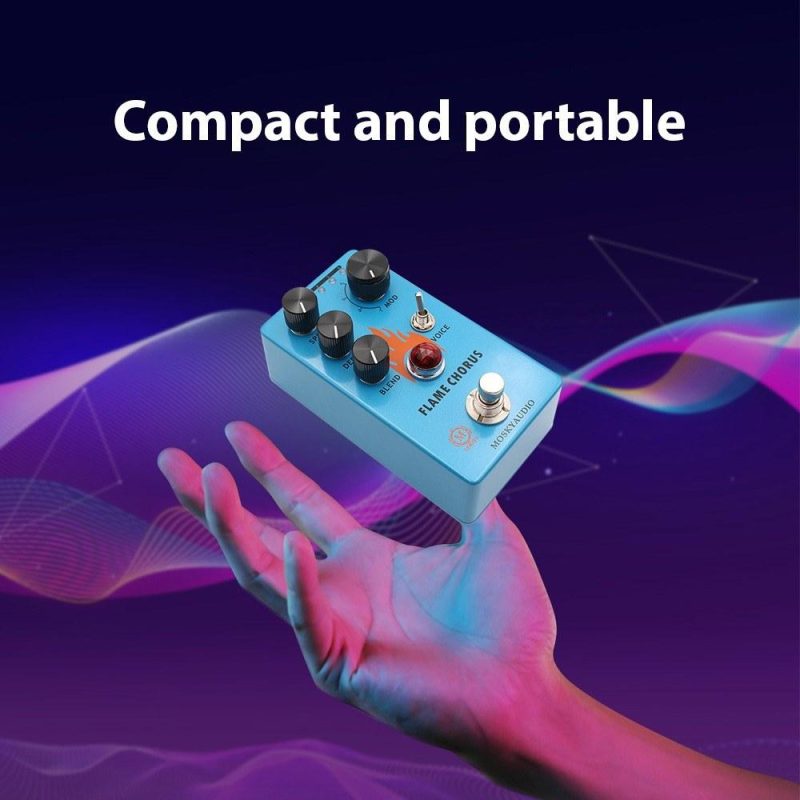 Musical Effects |   Guitar Chorus Pedal Electric Guitar Effects Pedal Mini Guitar Chorus Effector Blue Musical Effects Blue