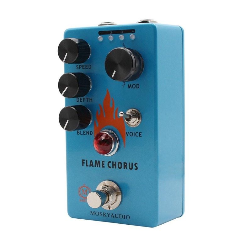 Musical Effects |   Guitar Chorus Pedal Electric Guitar Effects Pedal Mini Guitar Chorus Effector Blue Musical Effects Blue