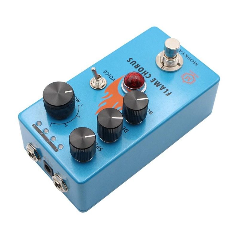 Musical Effects |   Guitar Chorus Pedal Electric Guitar Effects Pedal Mini Guitar Chorus Effector Blue Musical Effects Blue