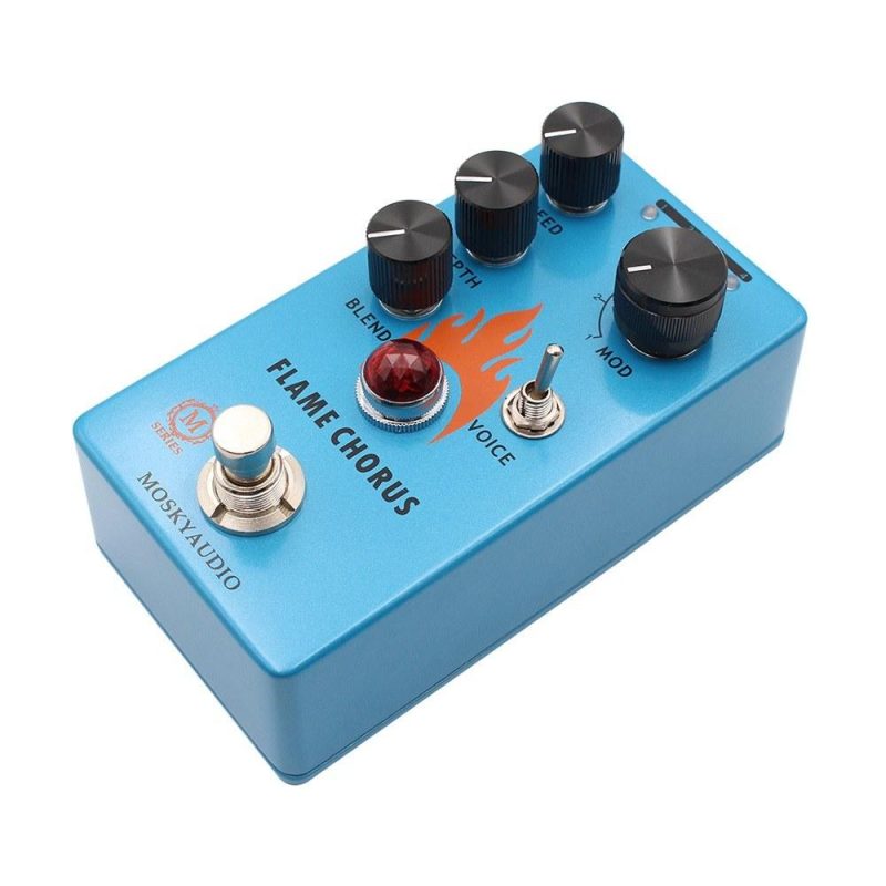 Musical Effects |   Guitar Chorus Pedal Electric Guitar Effects Pedal Mini Guitar Chorus Effector Blue Musical Effects Blue