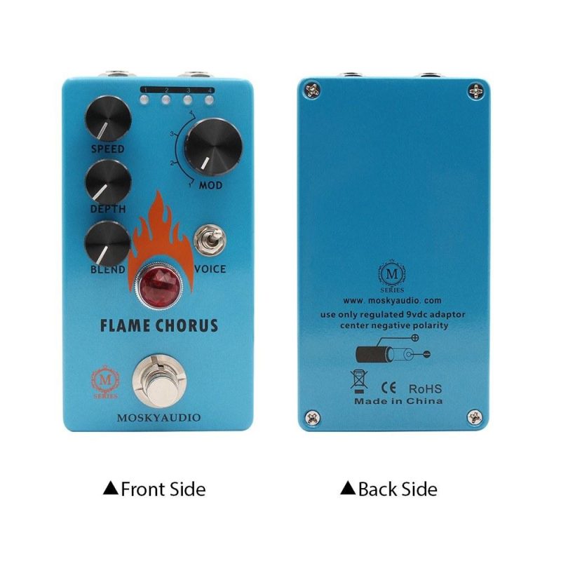 Musical Effects |   Guitar Chorus Pedal Electric Guitar Effects Pedal Mini Guitar Chorus Effector Blue Musical Effects Blue