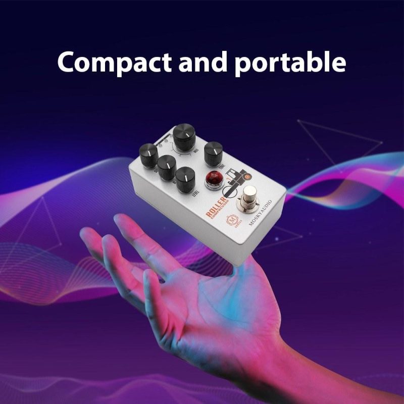 Musical Effects |   Guitar Compressor Pedal Electric Guitar Effects Pedal Mini Guitar Compressor Effector Grey Musical Effects Grey