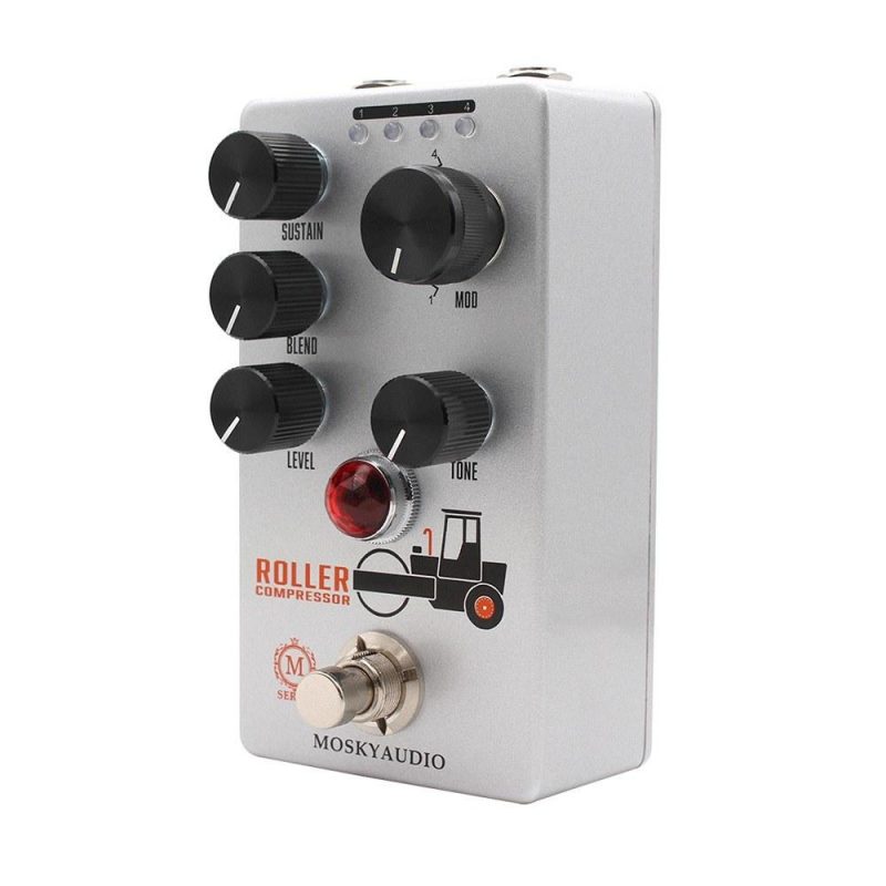 Musical Effects |   Guitar Compressor Pedal Electric Guitar Effects Pedal Mini Guitar Compressor Effector Grey Musical Effects Grey