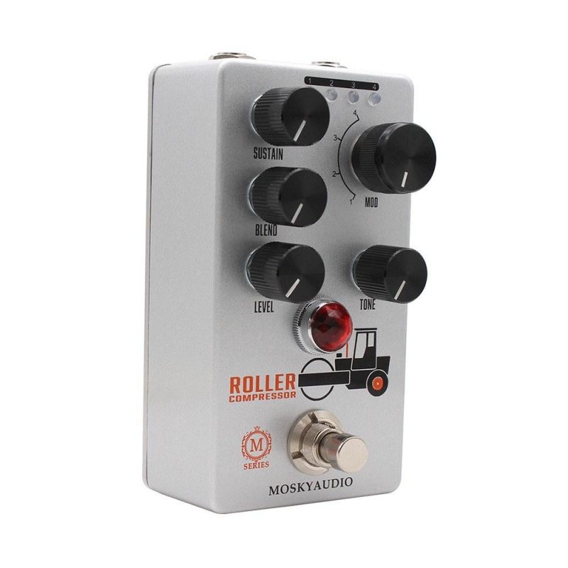 Musical Effects |   Guitar Compressor Pedal Electric Guitar Effects Pedal Mini Guitar Compressor Effector Grey Musical Effects Grey