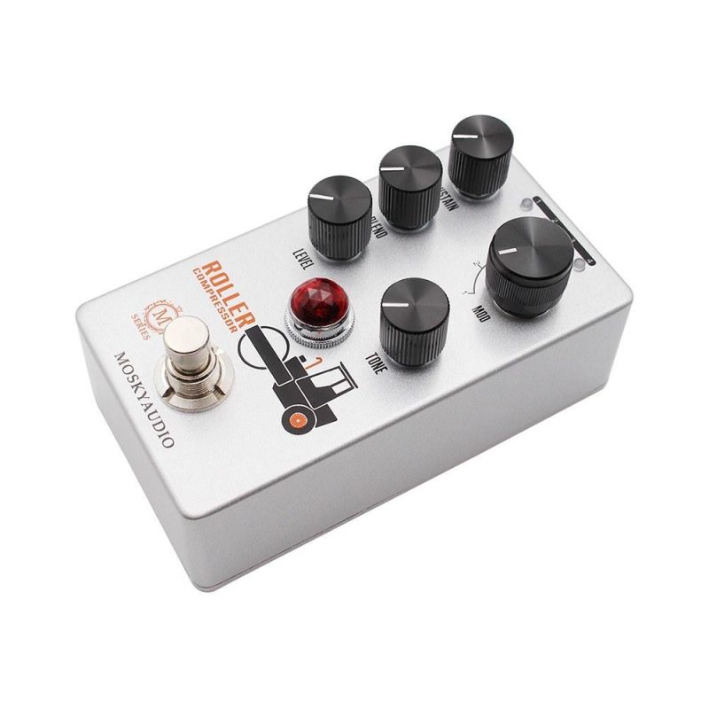 Musical Effects |   Guitar Compressor Pedal Electric Guitar Effects Pedal Mini Guitar Compressor Effector Grey Musical Effects Grey