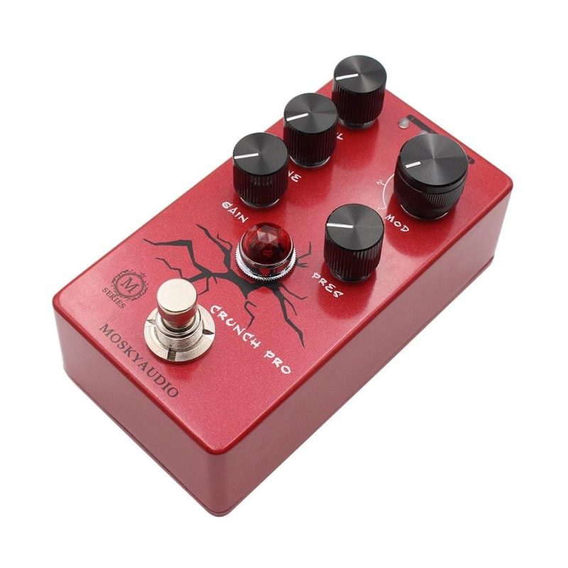 Musical Effects |   Guitar Distortion Pedal Electric Guitar Effects Pedal Front Stage Effector Red Musical Effects Musical Effects