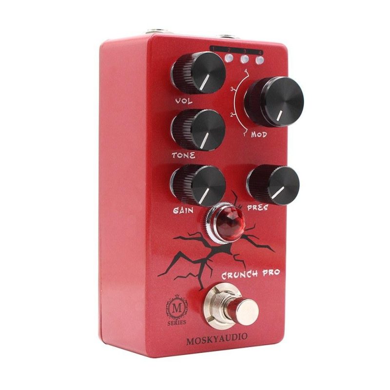 Musical Effects |   Guitar Distortion Pedal Electric Guitar Effects Pedal Front Stage Effector Red Musical Effects Musical Effects