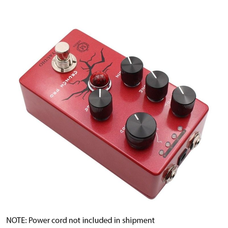 Musical Effects |   Guitar Distortion Pedal Electric Guitar Effects Pedal Front Stage Effector Red Musical Effects Musical Effects