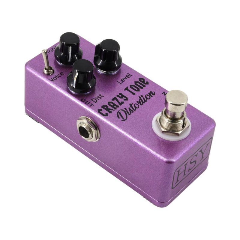 Musical Effects |   Guitar Distortion Pedal Electric Guitar Effects Pedal Purple Musical Effects Musical Effects