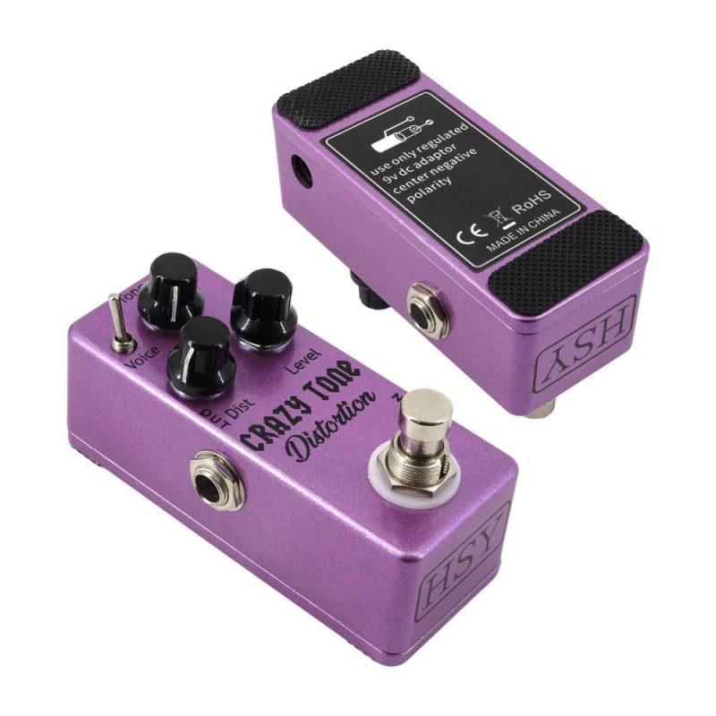 Musical Effects |   Guitar Distortion Pedal Electric Guitar Effects Pedal Purple Musical Effects Musical Effects