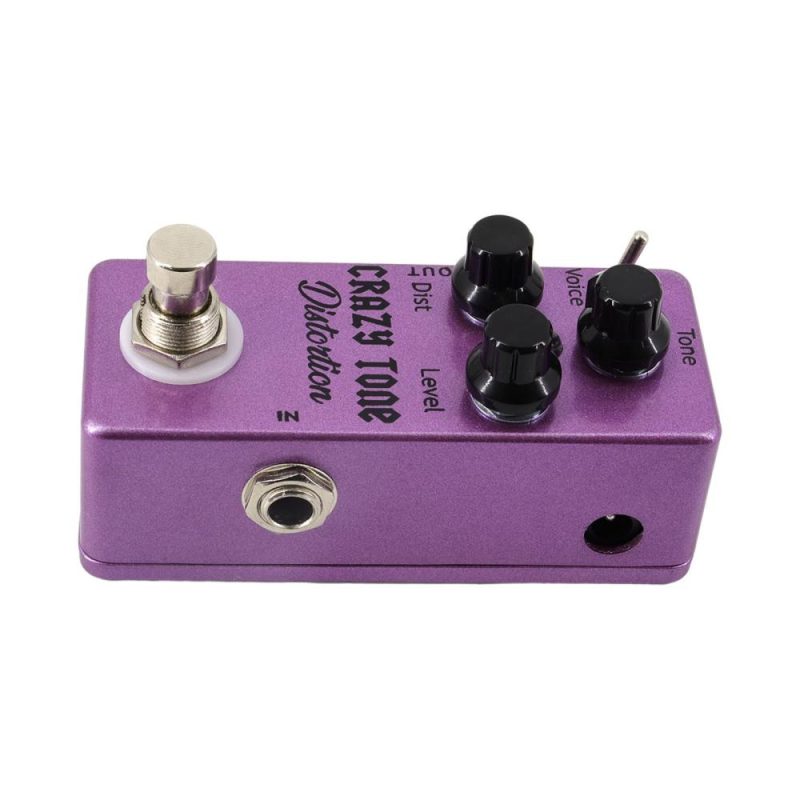 Musical Effects |   Guitar Distortion Pedal Electric Guitar Effects Pedal Purple Musical Effects Musical Effects