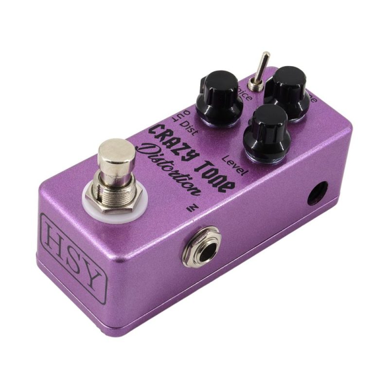 Musical Effects |   Guitar Distortion Pedal Electric Guitar Effects Pedal Purple Musical Effects Musical Effects