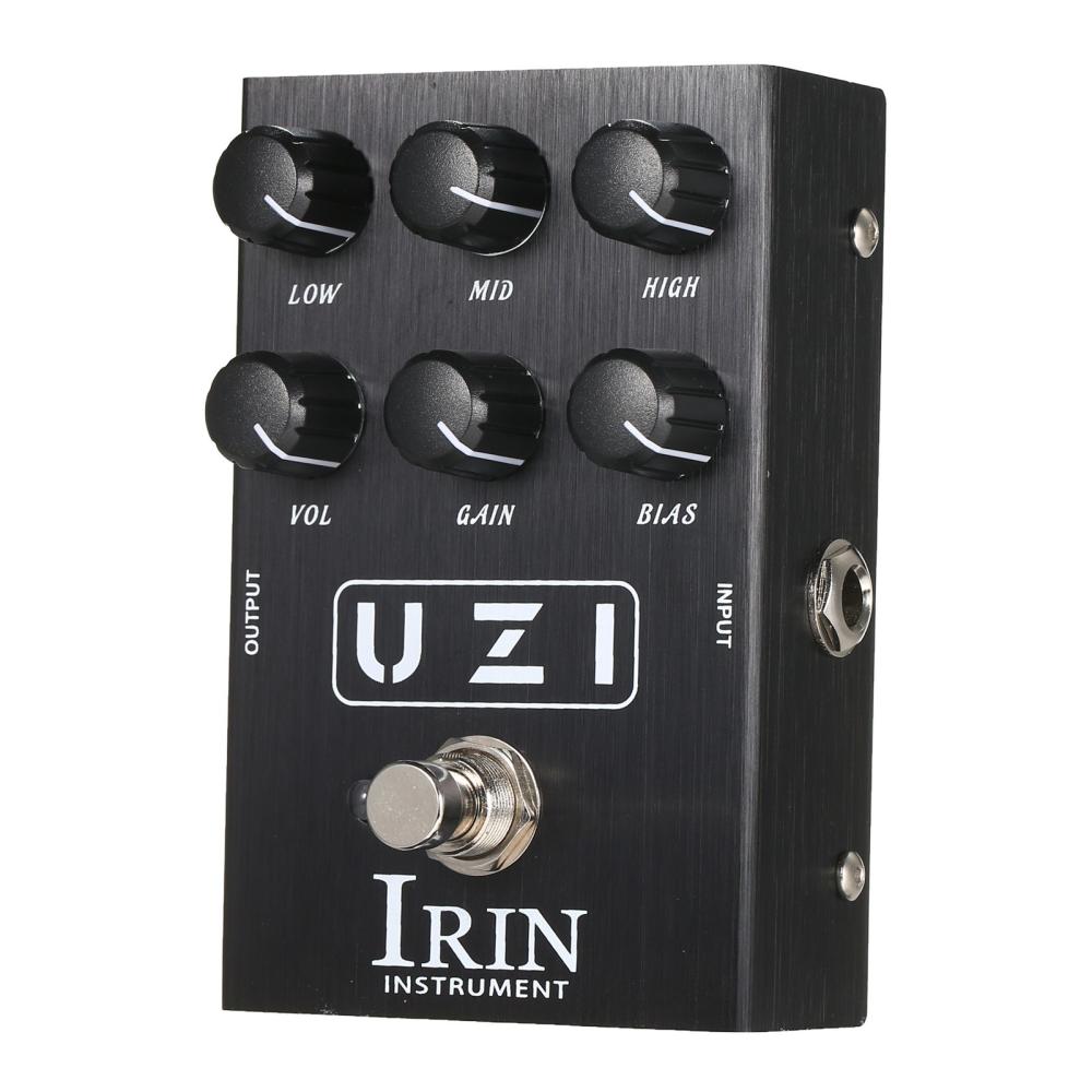 Musical Effects |   Guitar Effect Pedal Mini Guitar Heavy Rock Distortion Effect Simulator Cabinet Simulator Guitar Effector Pedal – UZI Black Musical Effects Black