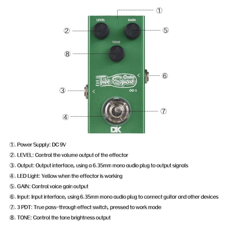 Musical Effects |   Guitar Overdrive Pedal Electric Guitar Effects Pedal OD-1 Musical Effects Musical Effects