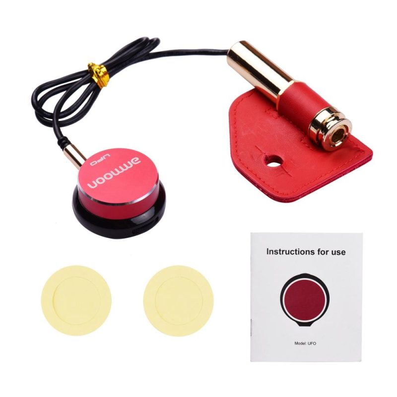 Musical Effects |   Guitar Transducer Pickup Piezo Pickup Red Musical Effects Musical Effects