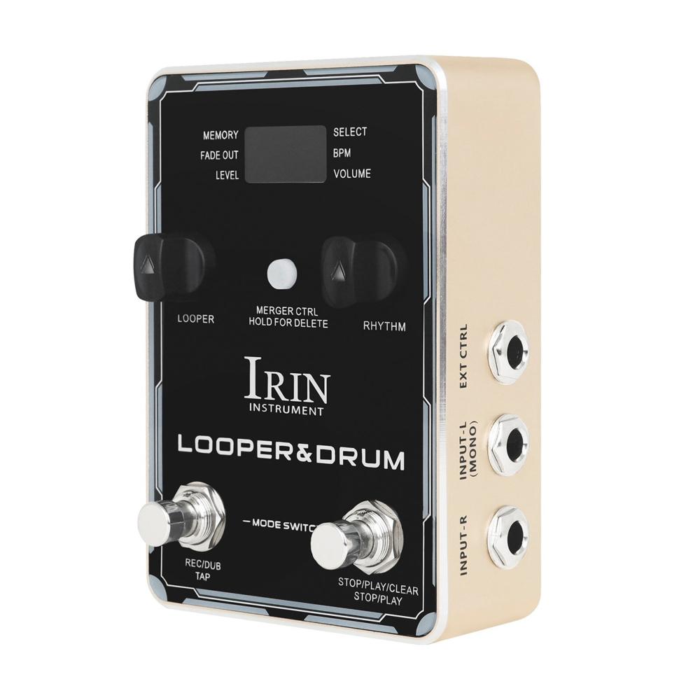 Musical Effects |   IRIN Looper Pedal Drum Machine Guitar Effect Pedals Black Musical Effects Black