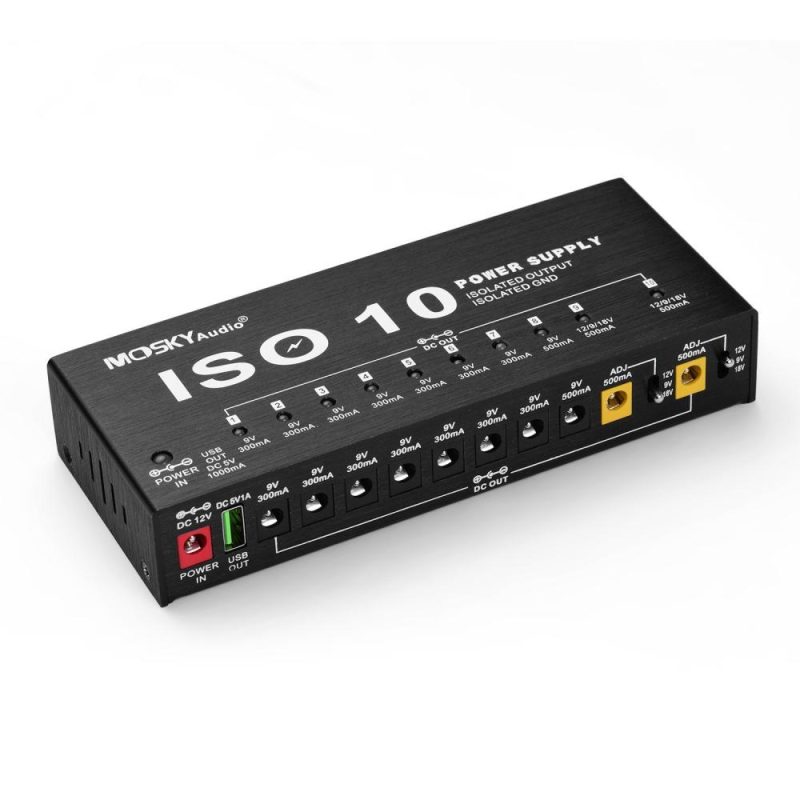 Musical Effects |   ISO-10 Portable Guitar Effect Power Supply Station Musical Effects Musical Effects