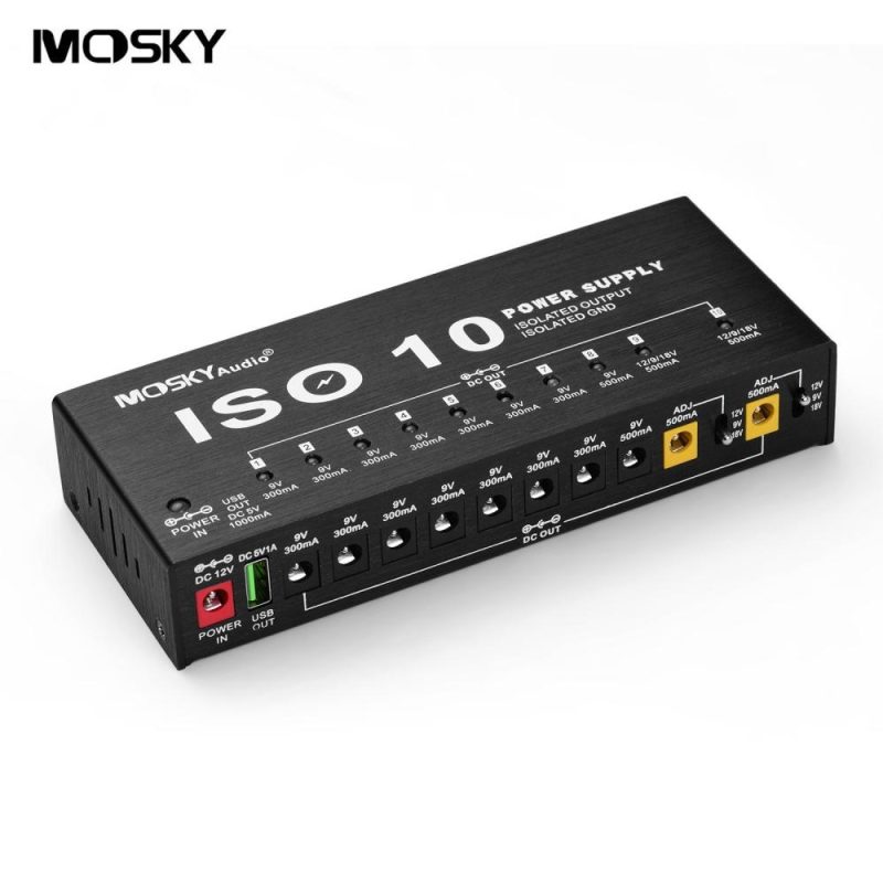 Musical Effects |   ISO-10 Portable Guitar Effect Power Supply Station Musical Effects Musical Effects