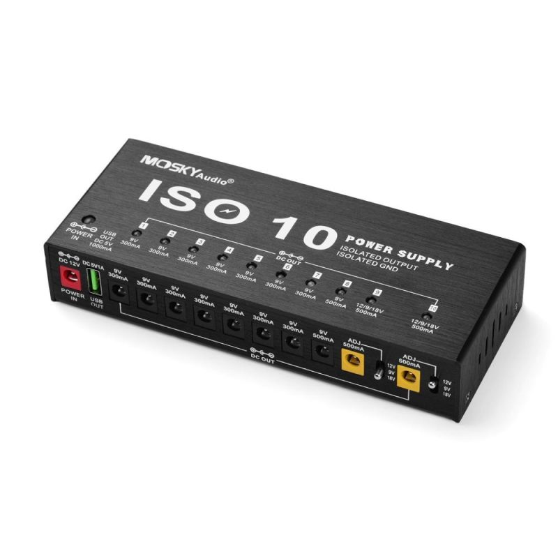 Musical Effects |   ISO-10 Portable Guitar Effect Power Supply Station Musical Effects Musical Effects