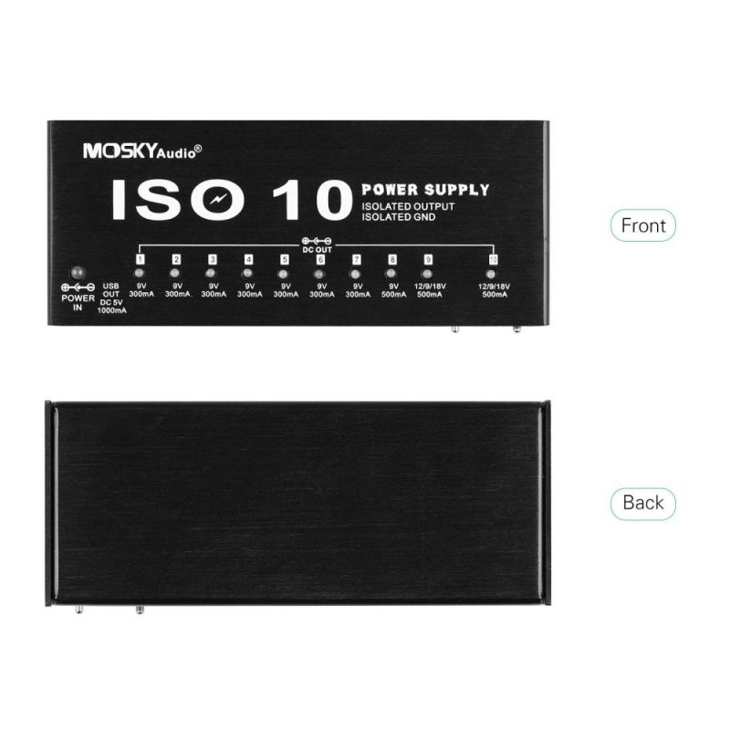 Musical Effects |   ISO-10 Portable Guitar Effect Power Supply Station Musical Effects Musical Effects