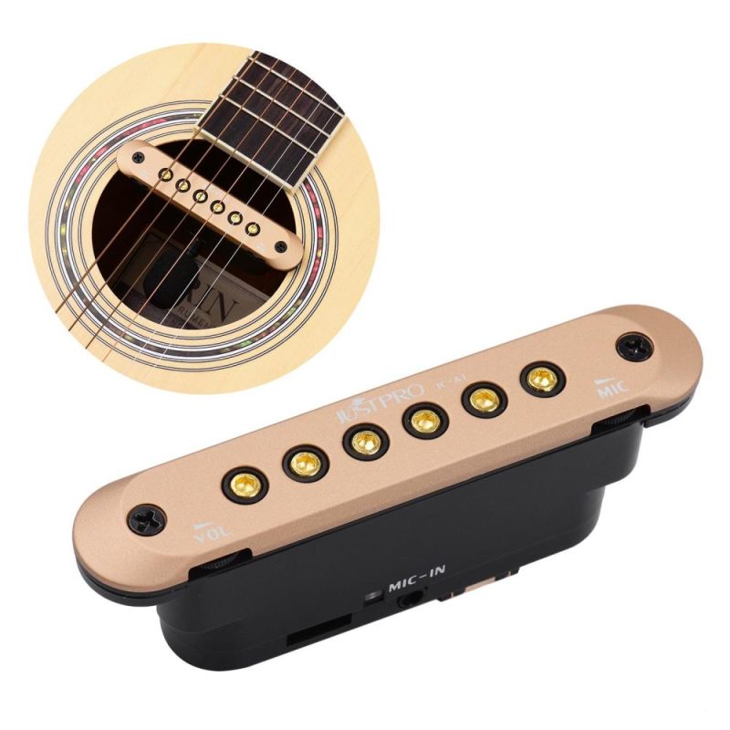 Musical Effects |   JC-A1 Guitar Sound Hole Coil Pickup Multicolour Musical Effects Multicolour