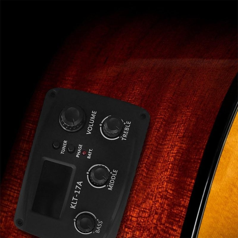 Musical Effects |   KLT-17A  Acoustic Guitar Pickup Folk Classical Guitar Pickup Black Musical Effects Black