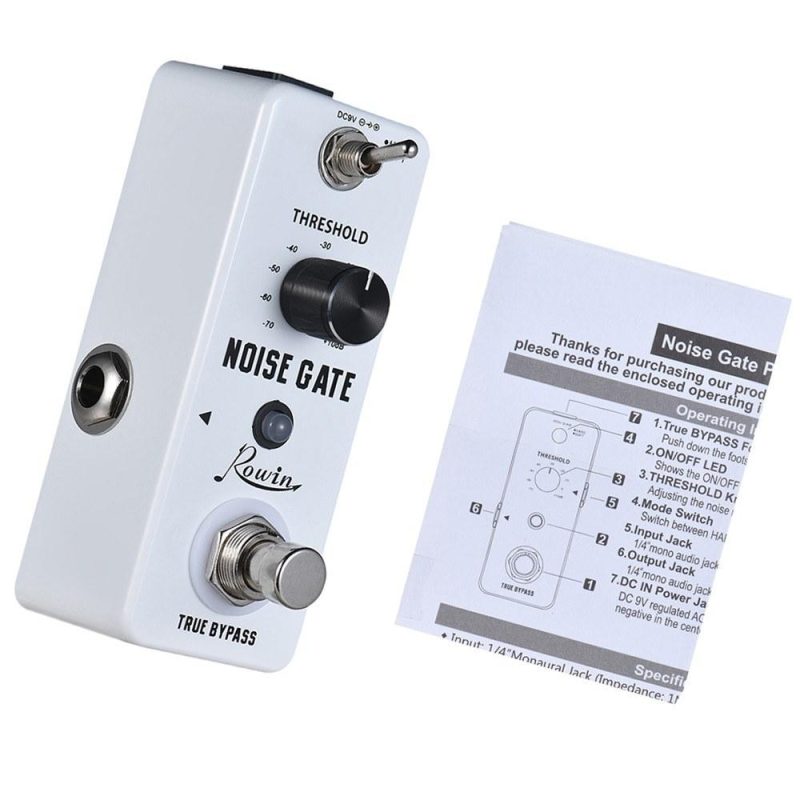 Musical Effects |   LEF-319 Noise Gate Noise Reduction Guitar Effect Pedal White Musical Effects Musical Effects