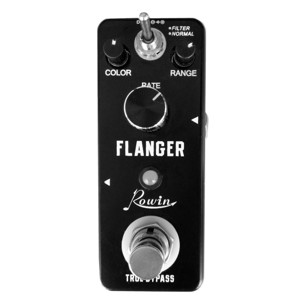 Musical Effects |   LN-312 Classic Analog Flanger Guitar Effect Pedal True Bypass Aluminum Alloy Shell Black Musical Effects Black