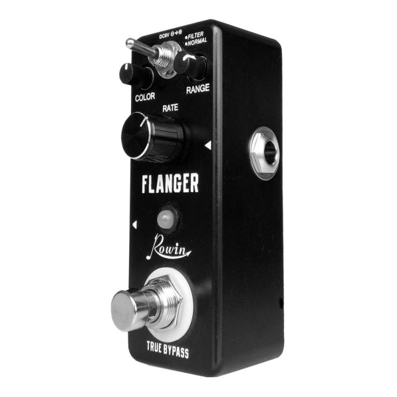 Musical Effects |   LN-312 Classic Analog Flanger Guitar Effect Pedal True Bypass Aluminum Alloy Shell Black Musical Effects Black