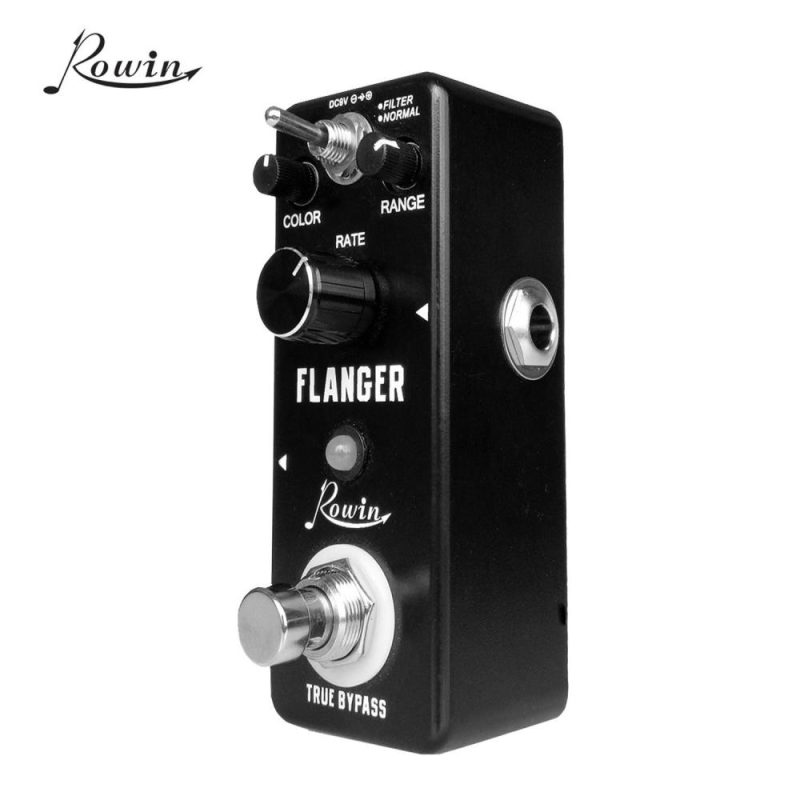 Musical Effects |   LN-312 Classic Analog Flanger Guitar Effect Pedal True Bypass Aluminum Alloy Shell Black Musical Effects Black