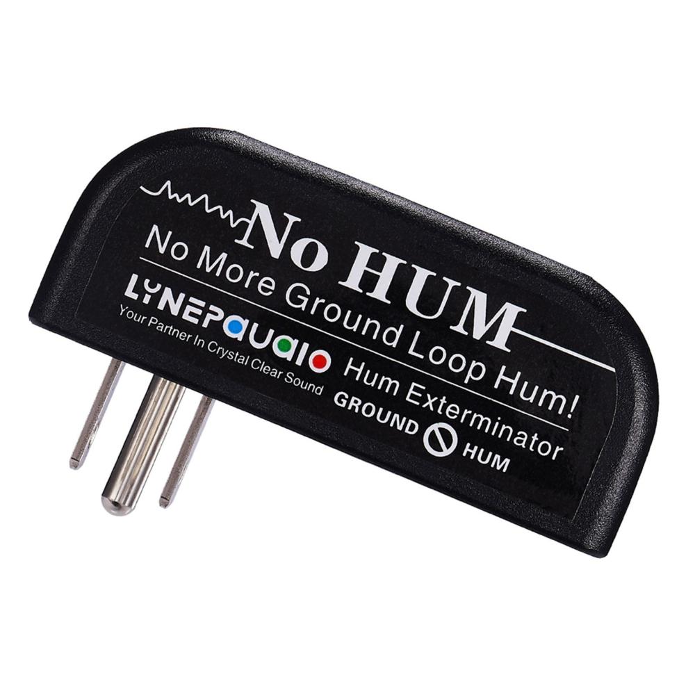 Musical Effects |   LYNEPAUAIO Buzz Eliminator AC Ground Loop Noise Eliminator Black Musical Effects Black