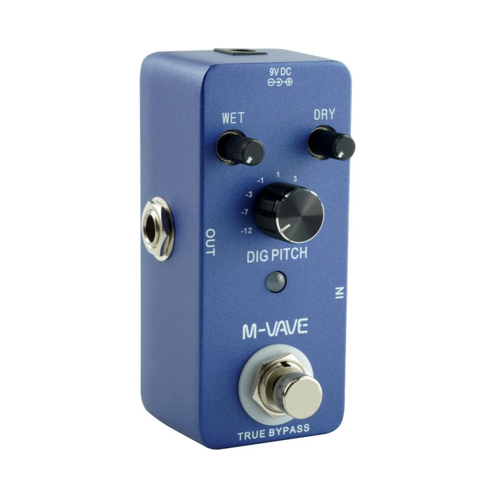 Musical Effects |   M-VAVE DIG PITCH Guitar Effect Pedal Blue Musical Effects Blue