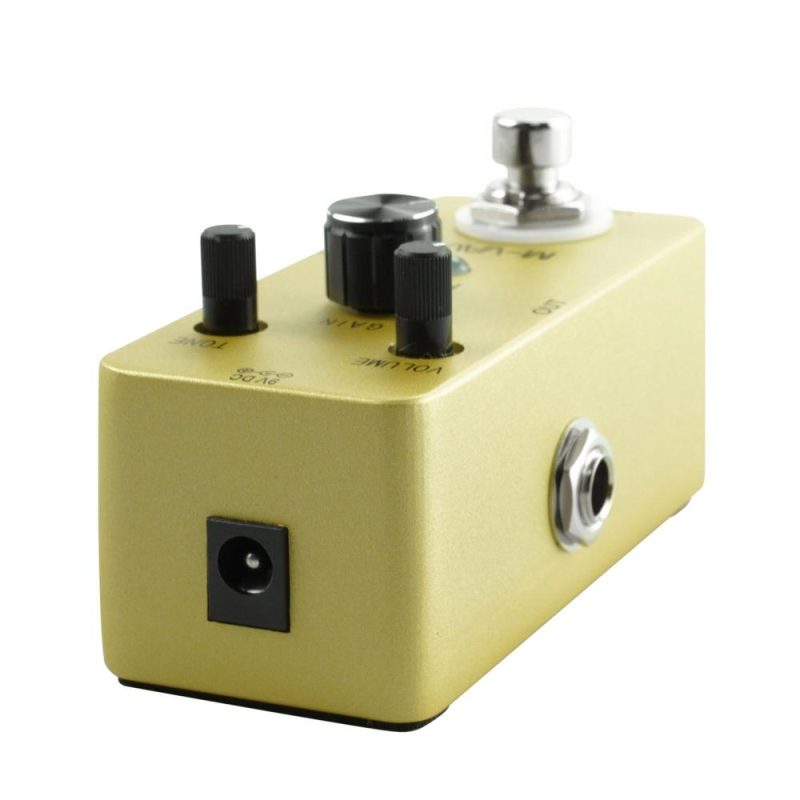 Musical Effects |   M-VAVE FUZZ Vintage Fuzz Guitar Effect Pedal Zinc Alloy Shell True Bypass Yellow Musical Effects Musical Effects