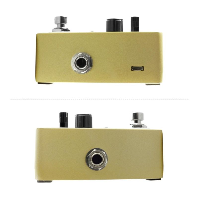 Musical Effects |   M-VAVE FUZZ Vintage Fuzz Guitar Effect Pedal Zinc Alloy Shell True Bypass Yellow Musical Effects Musical Effects