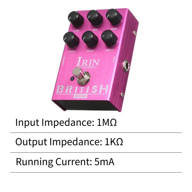 Musical Effects |   Mini Guitar Effect Pedal M-SHALL Speaker Simulator Cabinet Simulator Guitar Effector Pedal – British Sound (Purple) Purple Musical Effects Musical Effects