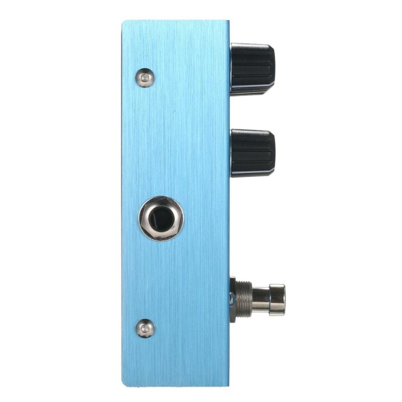 Musical Effects |   Mini Guitar Effect Pedal VOX AC30 Speaker Simulator Cabinet Simulator Guitar Effector Pedal – California Sound (Light Blue) Light Blue Musical Effects Light Blue