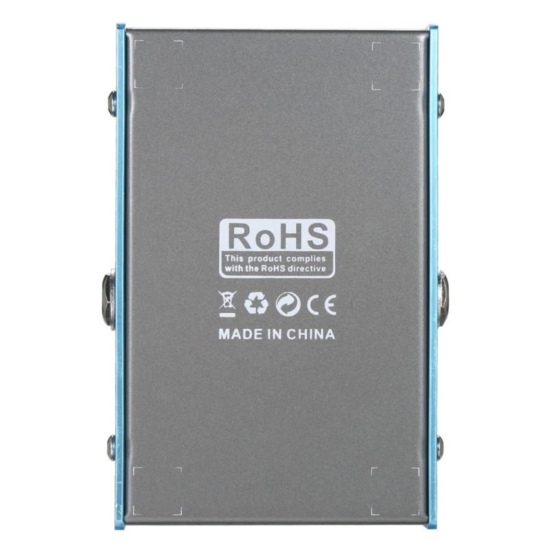 Musical Effects |   Mini Guitar Effect Pedal VOX AC30 Speaker Simulator Cabinet Simulator Guitar Effector Pedal – California Sound (Light Blue) Light Blue Musical Effects Light Blue