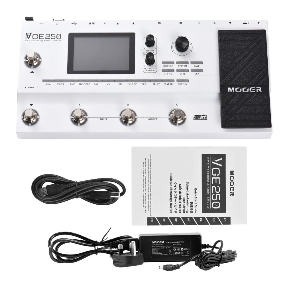 Musical Effects |   MOOER GE250 Guitar Effects Pedal Speaker Delays Reverbs Multi Effects Guitar Pedal Musical Effects Musical Effects