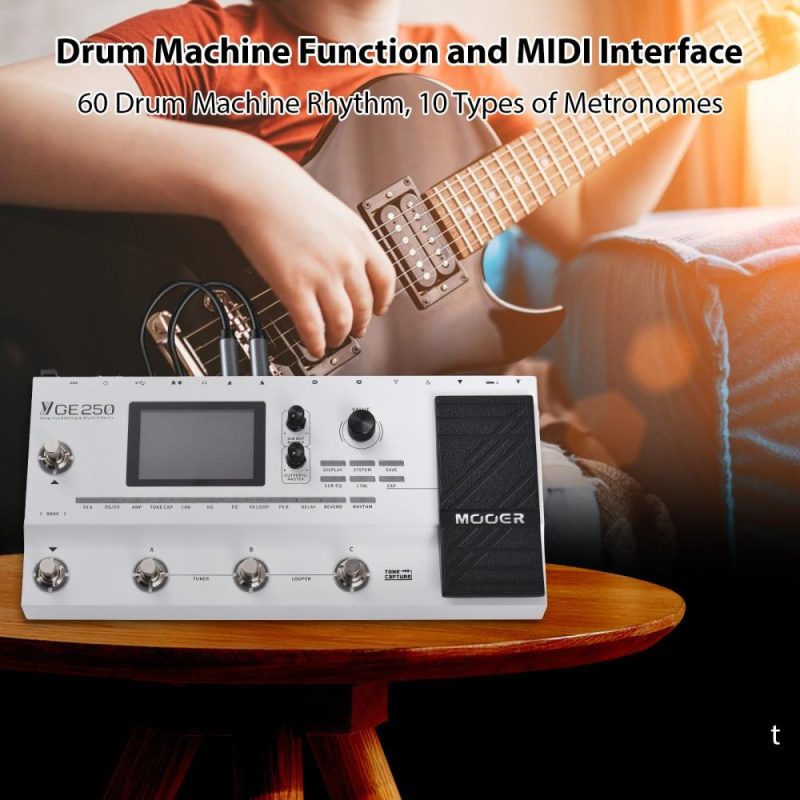 Musical Effects |   MOOER GE250 Guitar Effects Pedal Speaker Delays Reverbs Multi Effects Guitar Pedal Musical Effects Musical Effects