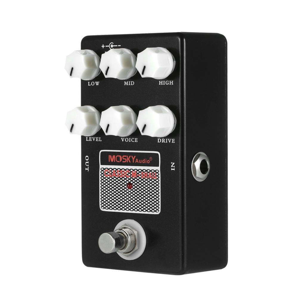 Musical Effects |   MOSKYaudio CLASSIC M-SHALL Speaker Simulator Cabinet Simulator Guitar Effect Pedal Black Musical Effects Black